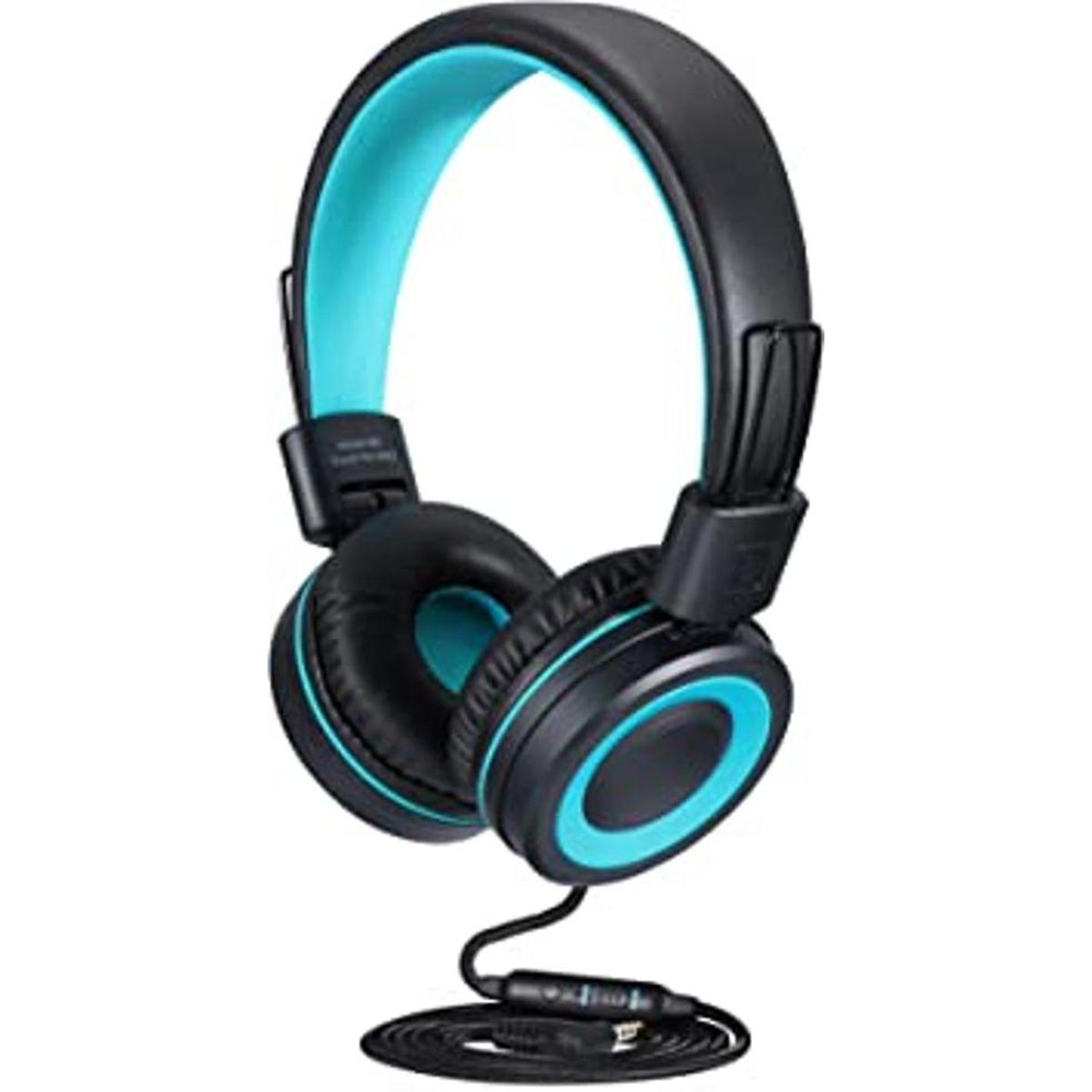 POWMEE M3 Auriculares para niños con micrófono ligeros