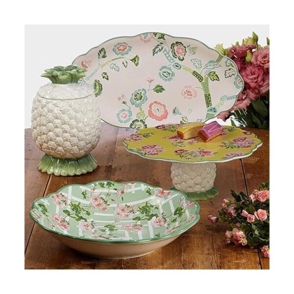Certified International English Garden Plato ovalado_2