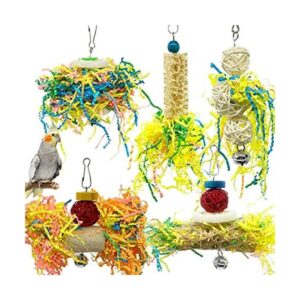 EBaokuup Juguetes para triturar loros de pájaros juguetes