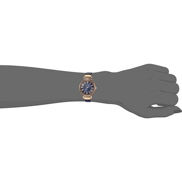 Anne Klein AK2156NVRG Reloj con correa de cuero azul_2