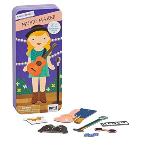 Petit Collage Magnetic Dress Up Music Maker Tablero_1
