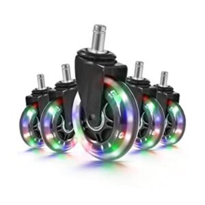 Hivexagon Juego de 5 ruedas para silla de oficina con_1