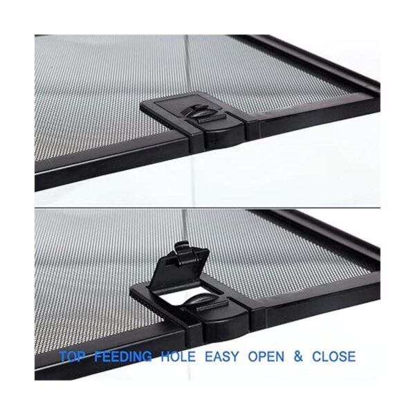 REPTI ZOO Glass Mini 8 galones Terrario reptil 12 x 12 x_5