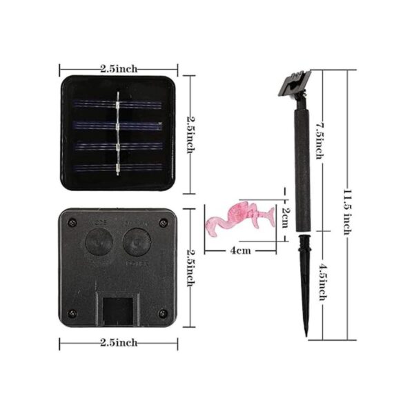 HDNICEZM Cadena de luces solares para exteriores para_3