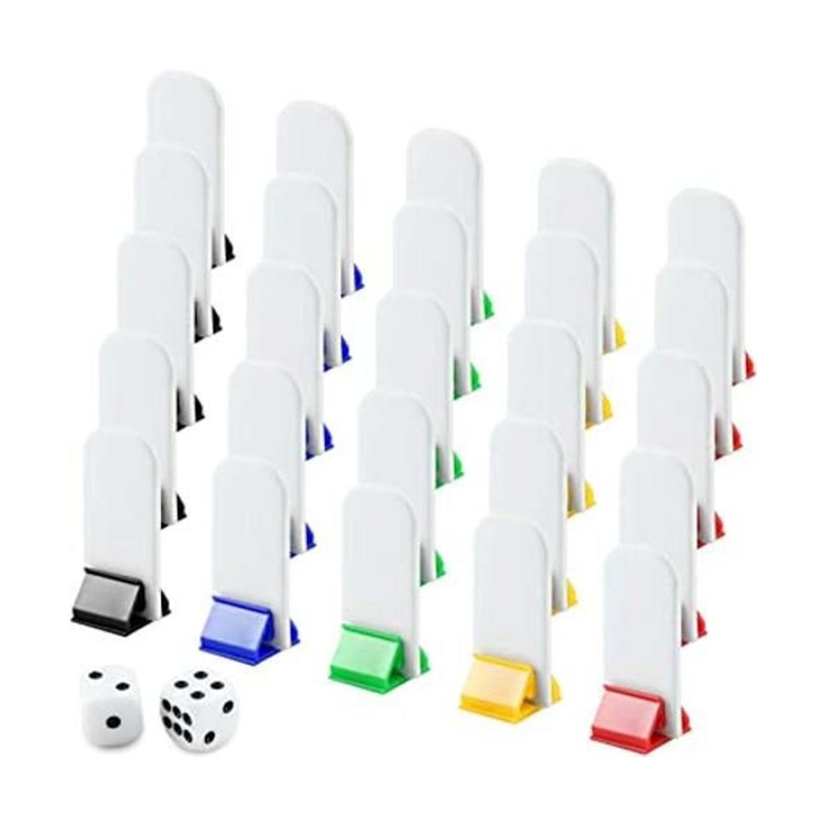 Bignc Juego de 50 soportes para tarjetas de juego de
