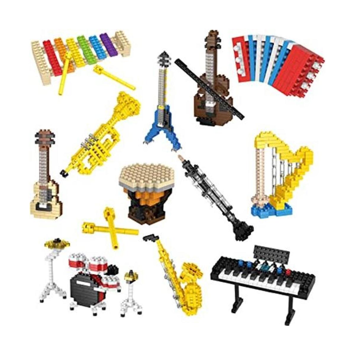 FUN LITTLE TOYS Juego de 12 cajas de mini bloques de