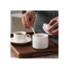 ONTUBE Azúcar y crema de porcelana juego de 3 jarra de_4