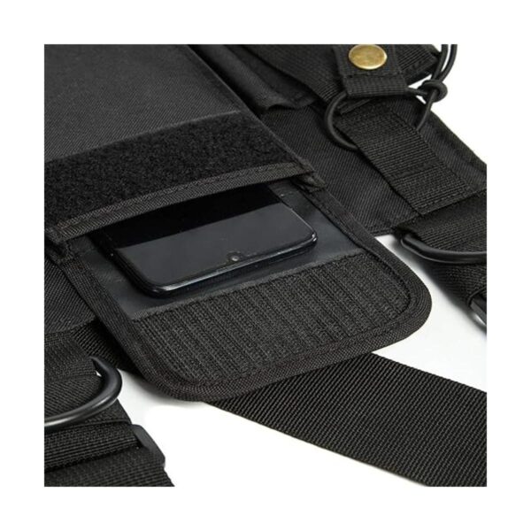 Funda de hombro para radio con soporte para arnés de_2
