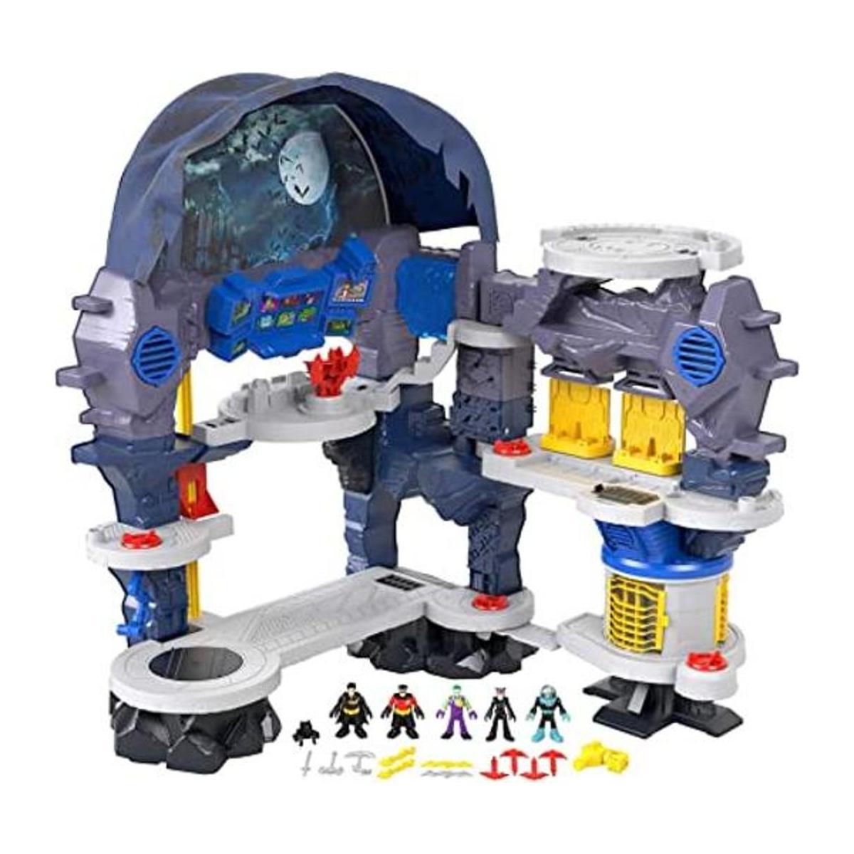 Imaginext DC Super Friends juego de batcueva con luces