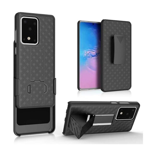 Funda para Samsung S20 Ultra Clip de Cinturón Negro_1