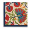 Nourison Aloha Alfombra para interiores y exteriores de