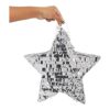 Pinata pequeña de papel de aluminio plateado para fiesta_3