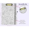 Lindo portapapeles folio con libreta forrada recargable y_2