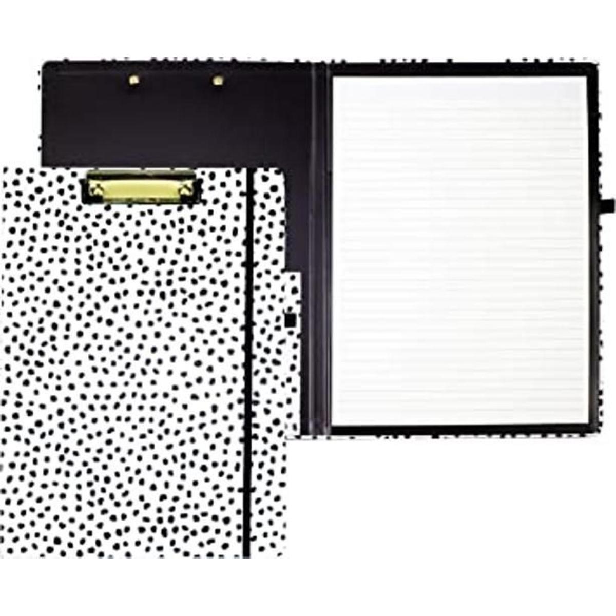 Lindo portapapeles folio con libreta forrada recargable y