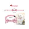 BWOGUE Pajaritas a cuadros para perros 10 corbatines para