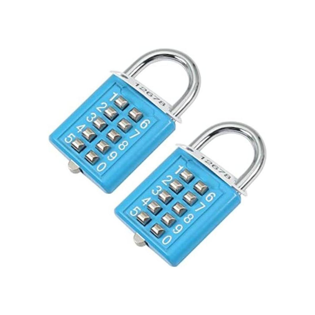 MroMax 2 candados combinados de 10 dígitos para casillero
