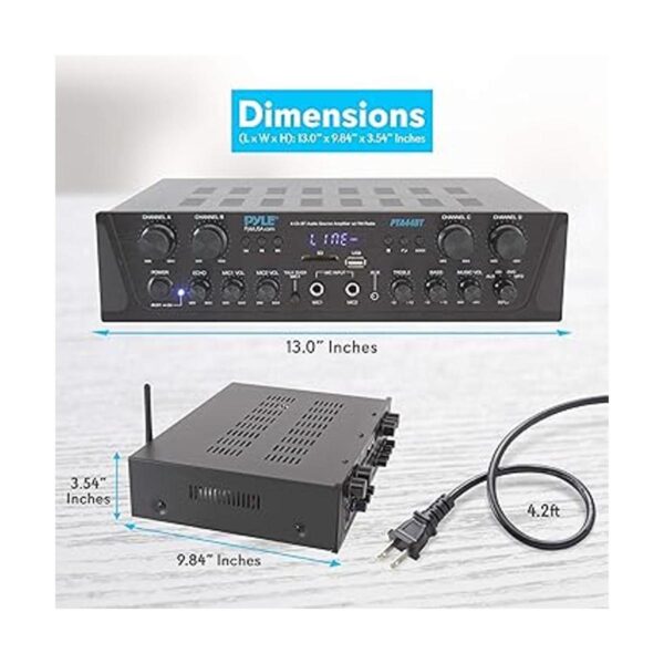 Amplificador Bluetooth inalámbrico de karaoke de 500 W 4_2