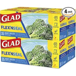Glad Almacenamiento de alimentos Glad Flexn Seal Bolsas_1