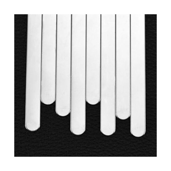 Hicarer 18 piezas de pulseras en blanco de acero