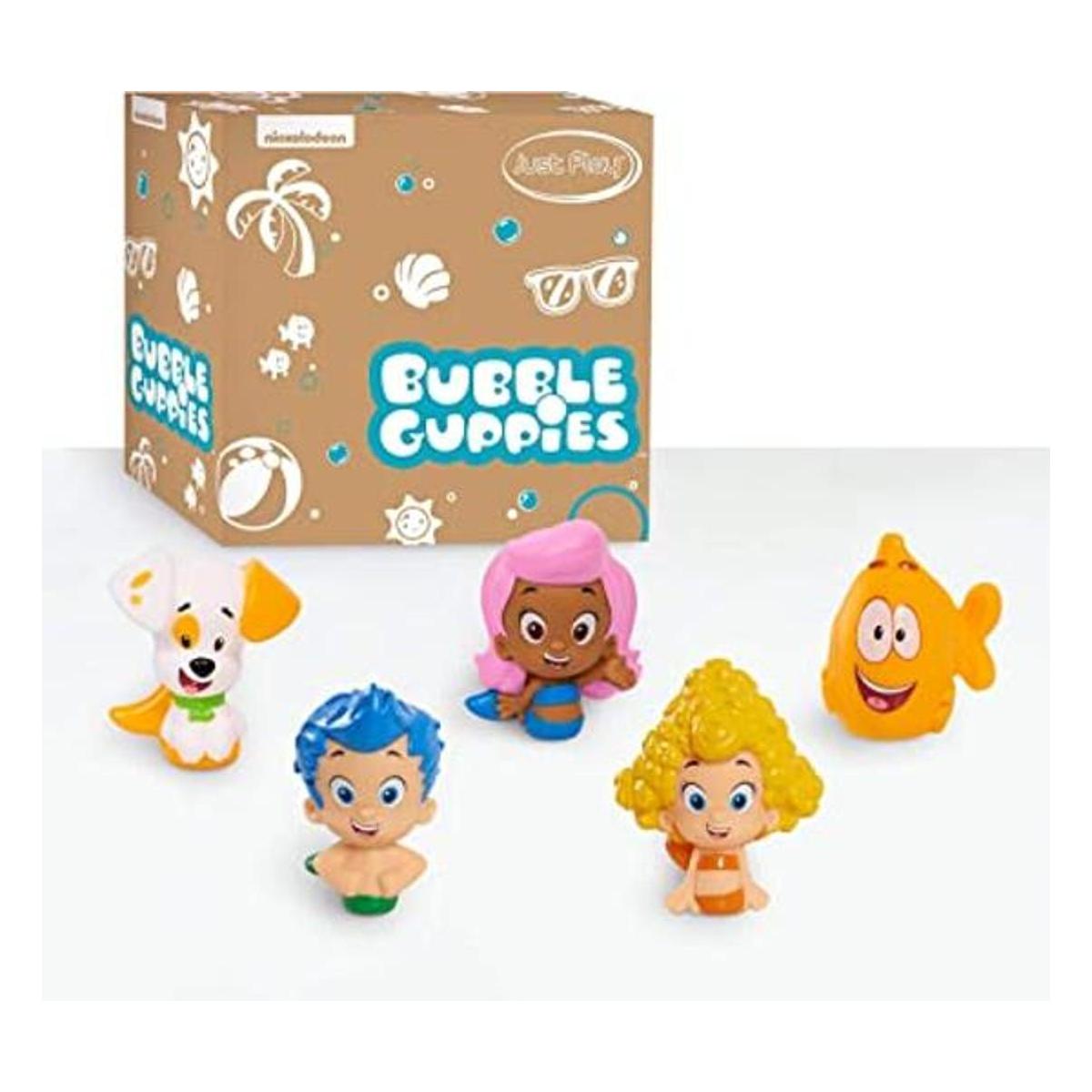 Bubble Guppies Juego de juguetes de baño de 5 piezas