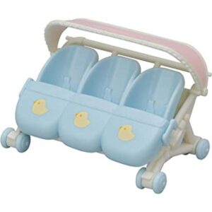 Calico Critters Cochecito triplete accesorio para bebés_1