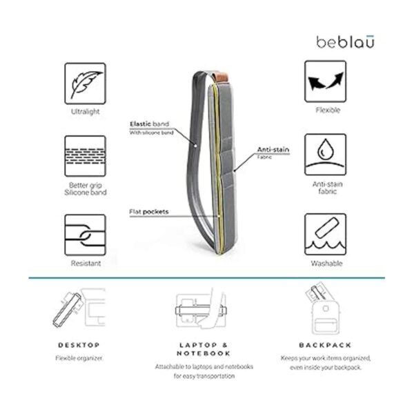 Beblau SLIM Organizador tecnológico portátil acoplable a_2
