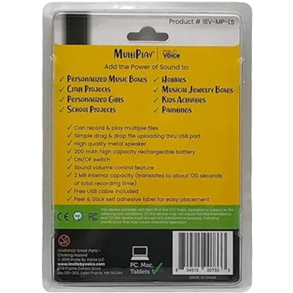 Chip de sonido grabable activado por luz multiPlay Graba_4