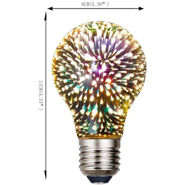 Bulbright Bombilla LED Edison vintage ST21 3W 1 paquete