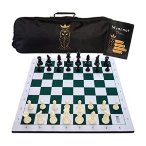 Mynnat Professionals Juego de ajedrez grueso para torneos_1