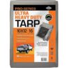 Lona ultra resistente de 10 x 12 pulgadas extra gruesa de