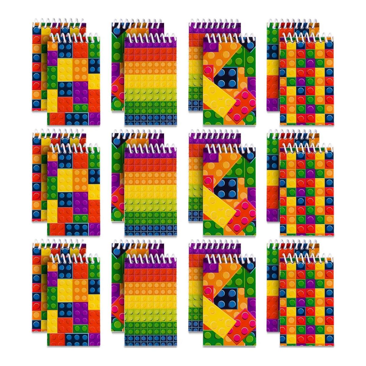 Bedwina Mini cuadernos de bloques de construcción a