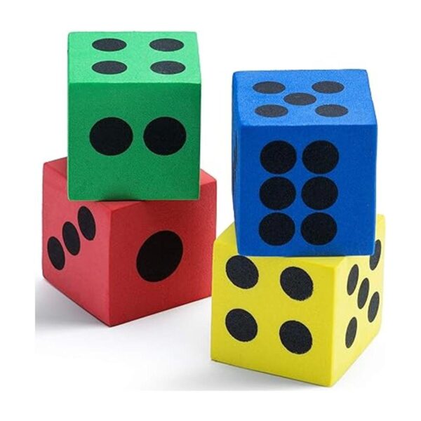 Bedwina Juego de dados de espuma paquete a granel de 36_2