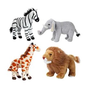 Animales de peluche de animales de safari juego de 4_1