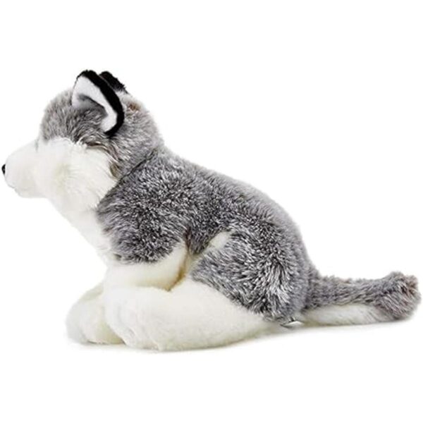 Animal de peluche Husky realista de 12 pulgadas Husky_2