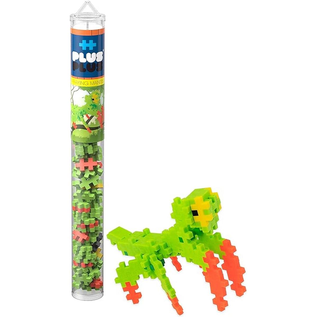 PLUS PLUS Mini Maker Tube Oración Mantis 70 piezas