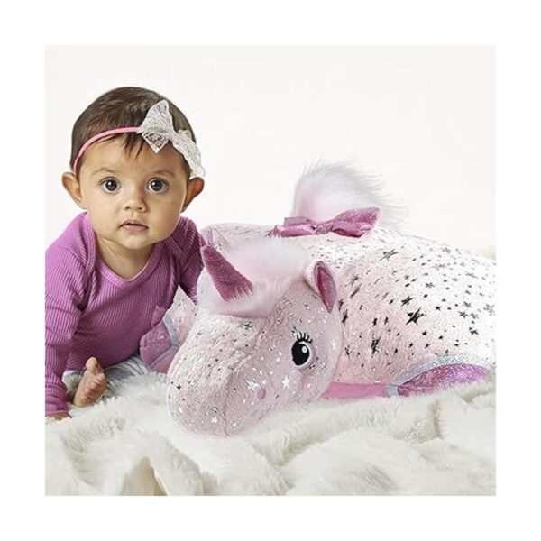 Pillow Pets Originals Peluche de unicornio rosa brillante_3