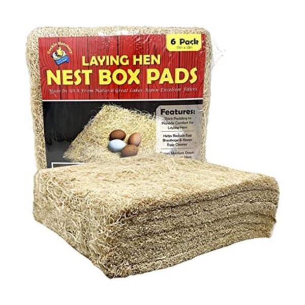 Cackle Hatchery Placing Hen Nest Box Pads 13 x 13