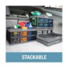 CleverMade Cestas plegables de plástico para la compra de_5
