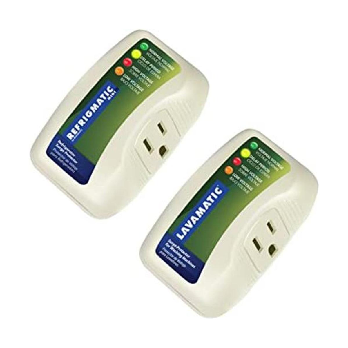 Dos protectores de sobretensiones electrónicos Combo
