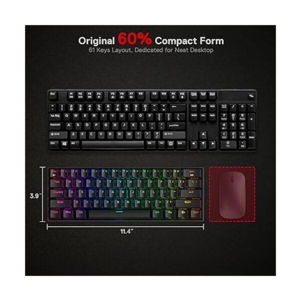 Redragon K530 Draconic Teclado mecánico inalámbrico y_5