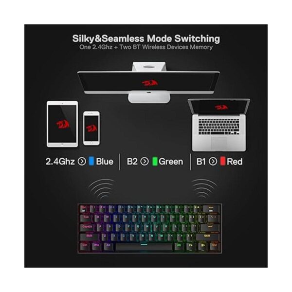 Redragon K530 Draconic Teclado mecánico inalámbrico y_4