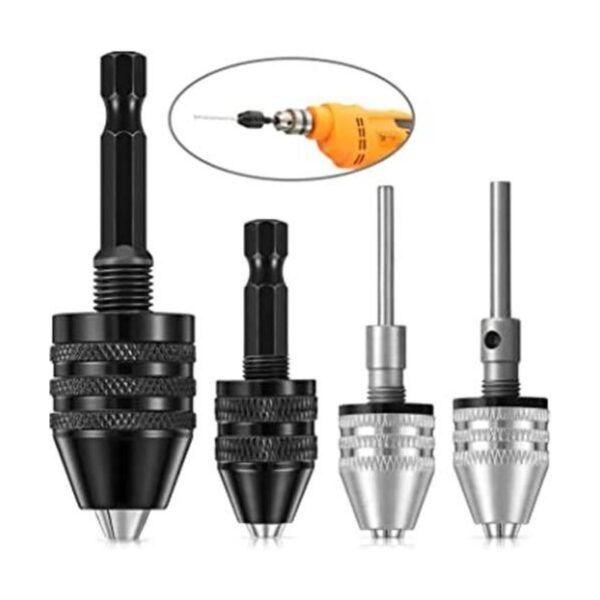 4 pedazos de taladro sin llave 14 18 116 pulgadas