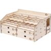 OPHIR Estante de pintura de madera organizador de_6
