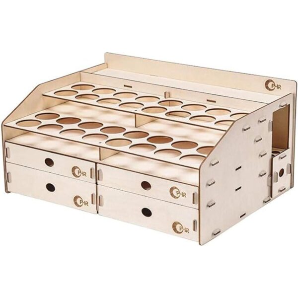 OPHIR Estante de pintura de madera organizador de_6