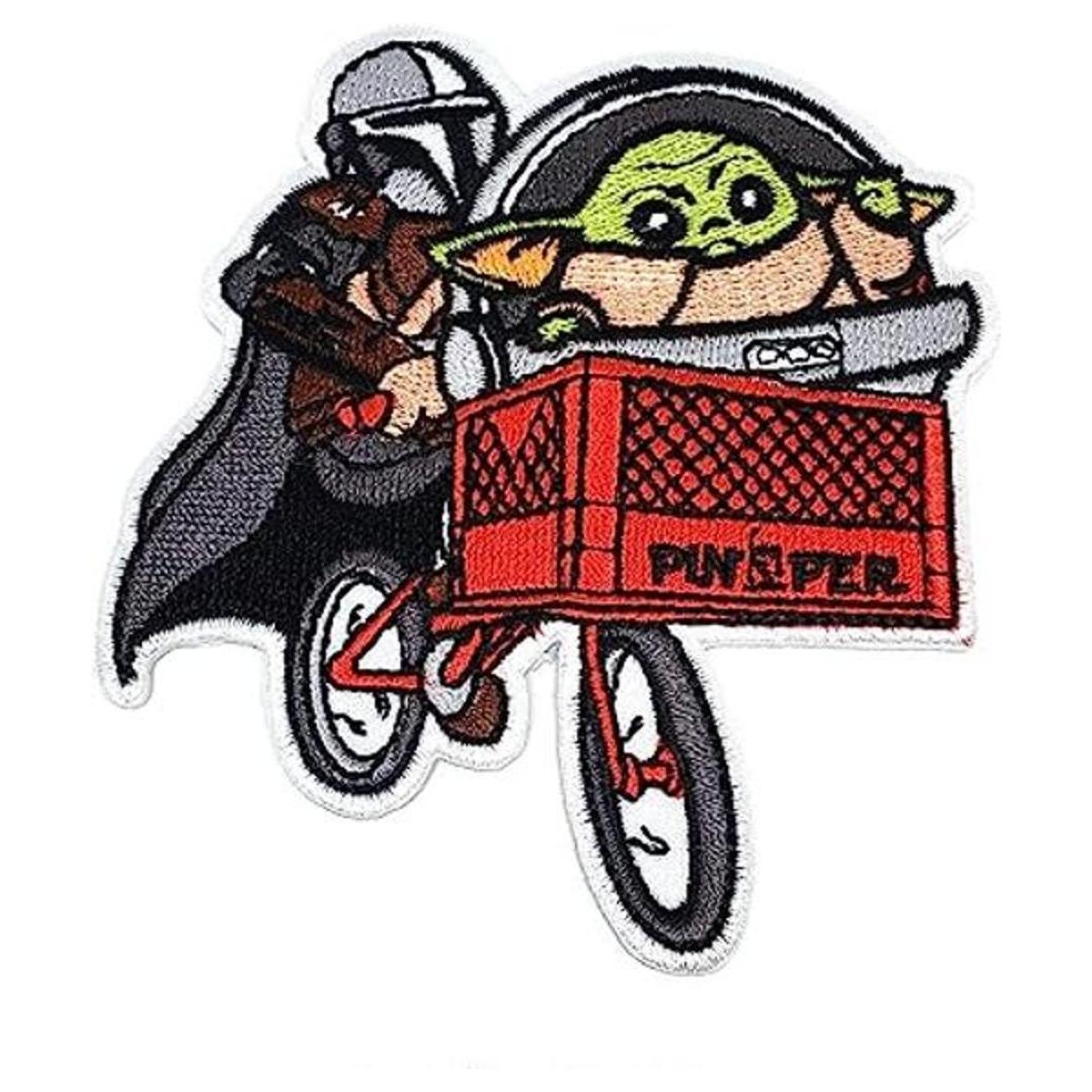 Parche para planchar con diseño de Mando y niño