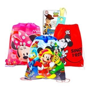 Disney Mickey Mouse Mochila con cordón para niños y_1