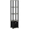 FURINNO TNT No Tools Estante decorativo de 5 niveles_1