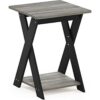 FURINNO Mesa auxiliar entrecruzada moderna y sencilla_1