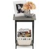FURINNO Mesa auxiliar entrecruzada moderna y sencilla_5