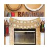 Ramadan Mubarak Banner Arpillera Ramadán Mubarak